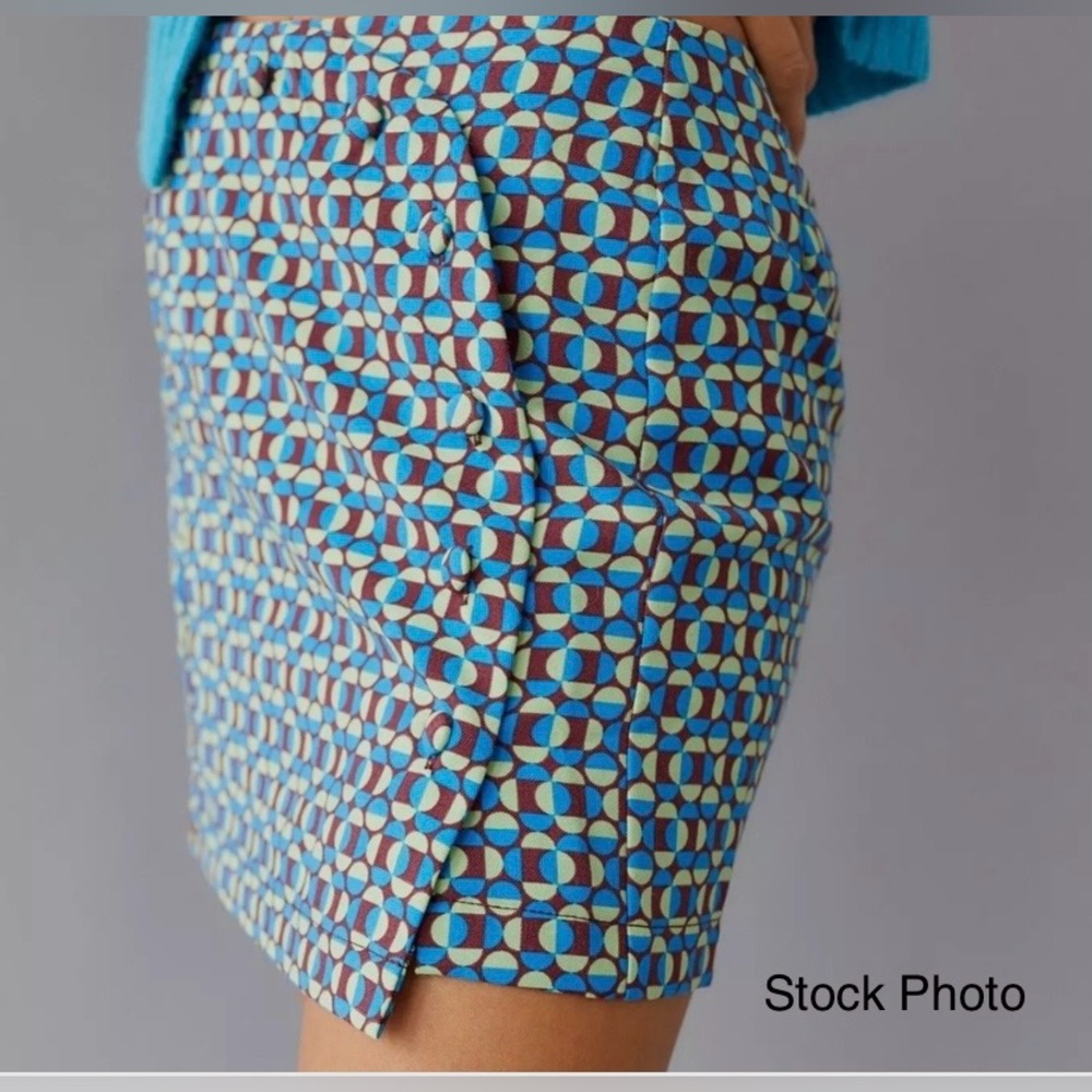 Urban Outfitters Retro Print Mini Skirt • Sz. S • NWT